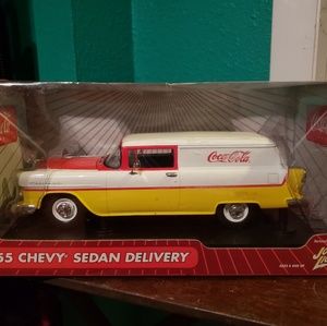 Metal die cast coca cola car